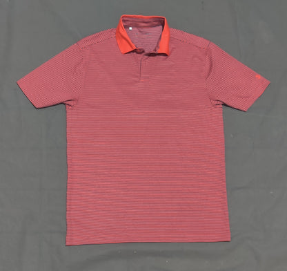 Under Armour Men Sport Orange Polo T Shirt