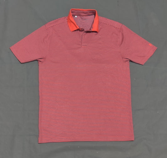 Under Armour Men Sport Orange Polo T Shirt