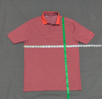 Under Armour Men Sport Orange Polo T Shirt