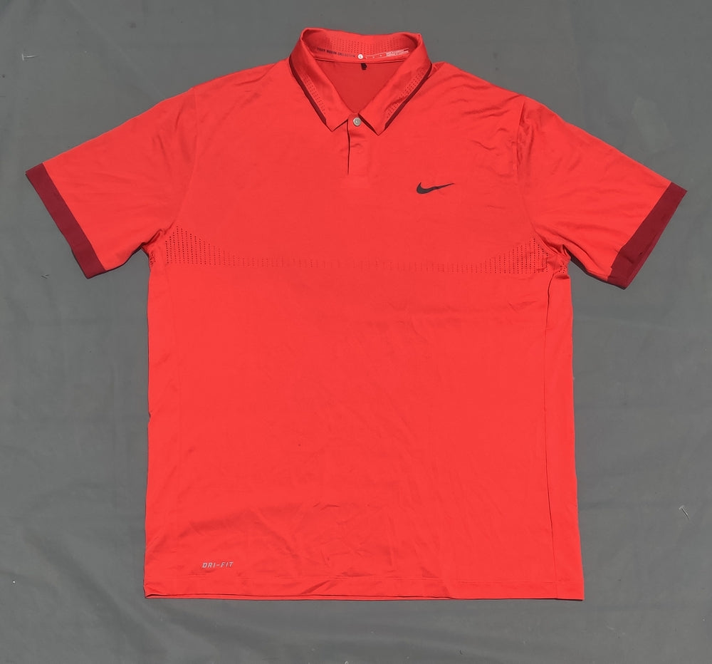 Nike Men Sport Red Polo T Shirt – Preloved Labels (view 2)