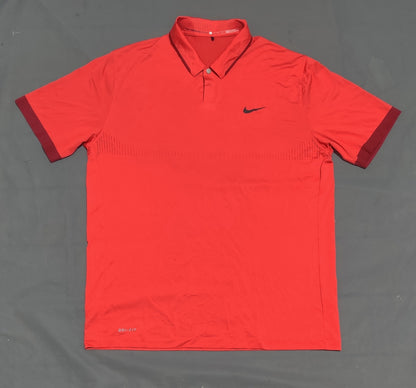 Nike Men Sport Red Polo T Shirt – Preloved Labels (view 2)
