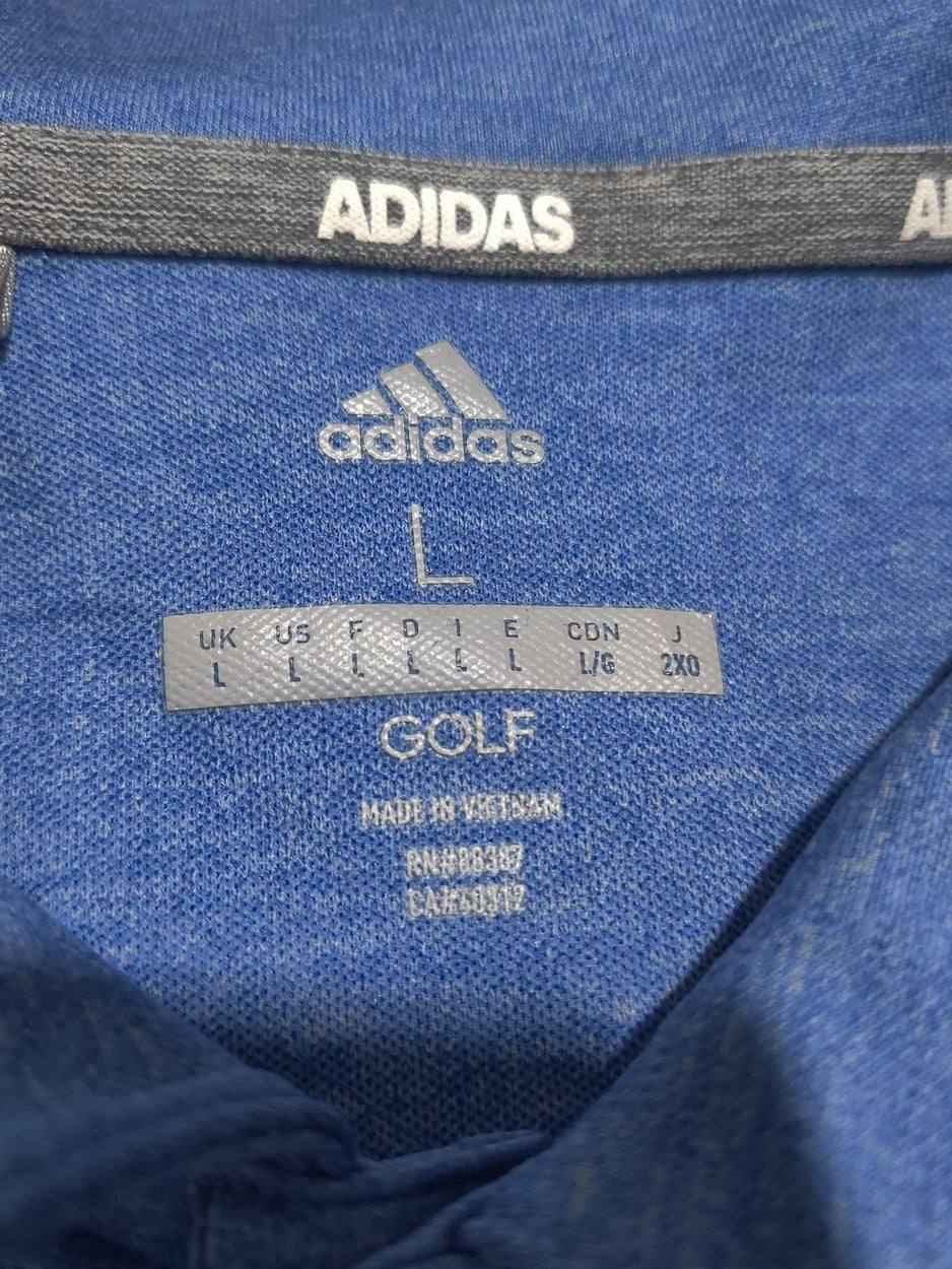 Adidas Men Sport Blue Polo T Shirt – Preloved Labels (view 3)