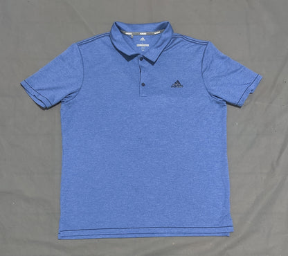 Adidas Men Sport Blue Polo T Shirt – Preloved Labels (view 2)