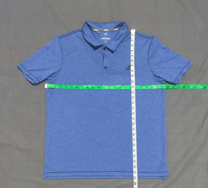Adidas Men Sport Blue Polo T Shirt – Preloved Labels (view 4)