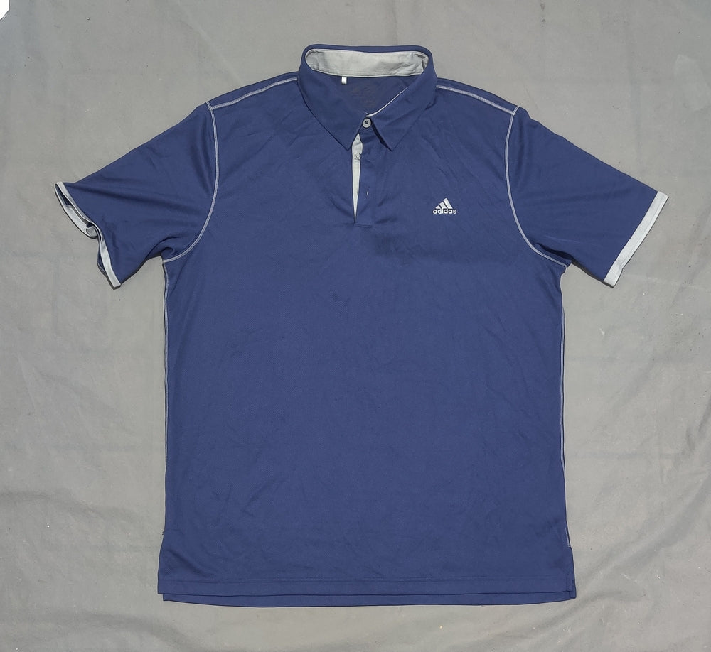 Adidas Men Sport Purple Polo T Shirt – Preloved Labels (view 2)