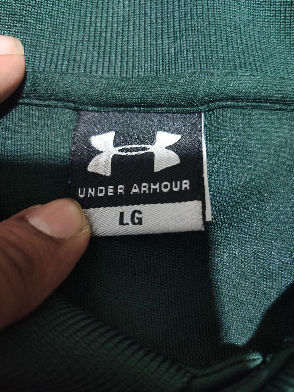 Under Armour Men Sport Green Polo T Shirt – Preloved Labels (view 3)
