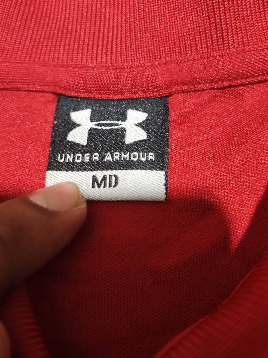 Under Armnour Men Sport Maroon Polo T Shirt – Preloved Labels (view 3)