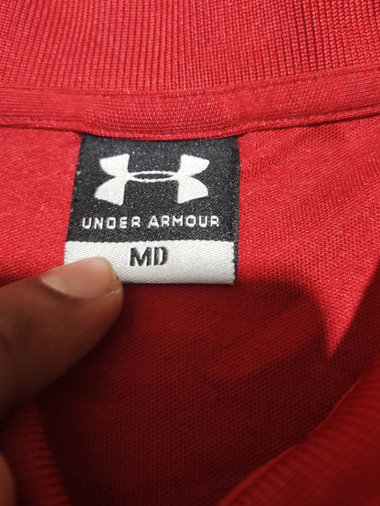 Under Armnour Men Sport Maroon Polo T Shirt – Preloved Labels (view 3)