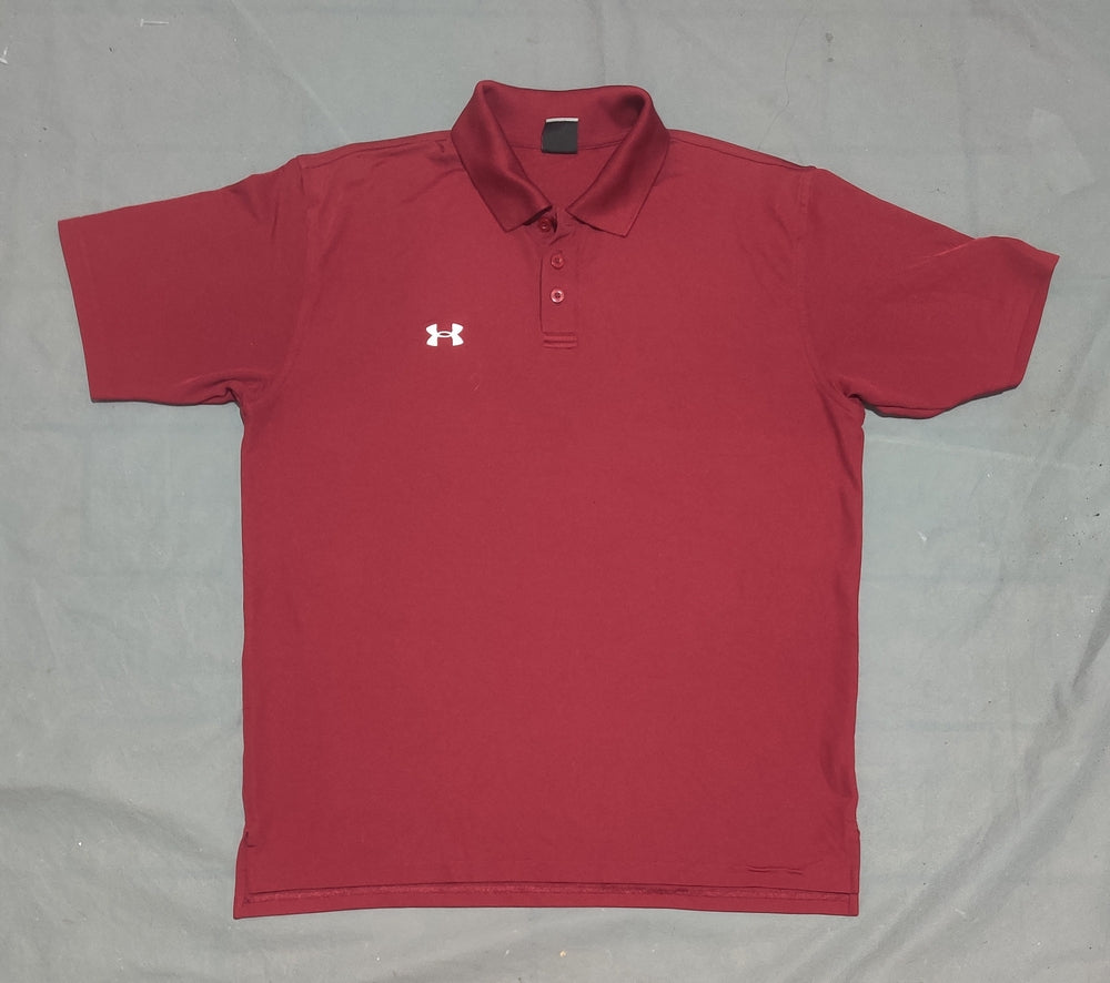 Under Armnour Men Sport Maroon Polo T Shirt – Preloved Labels (view 2)