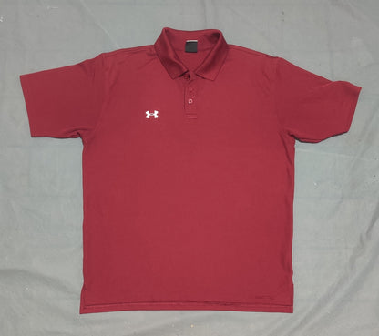 Under Armnour Men Sport Maroon Polo T Shirt – Preloved Labels (view 2)