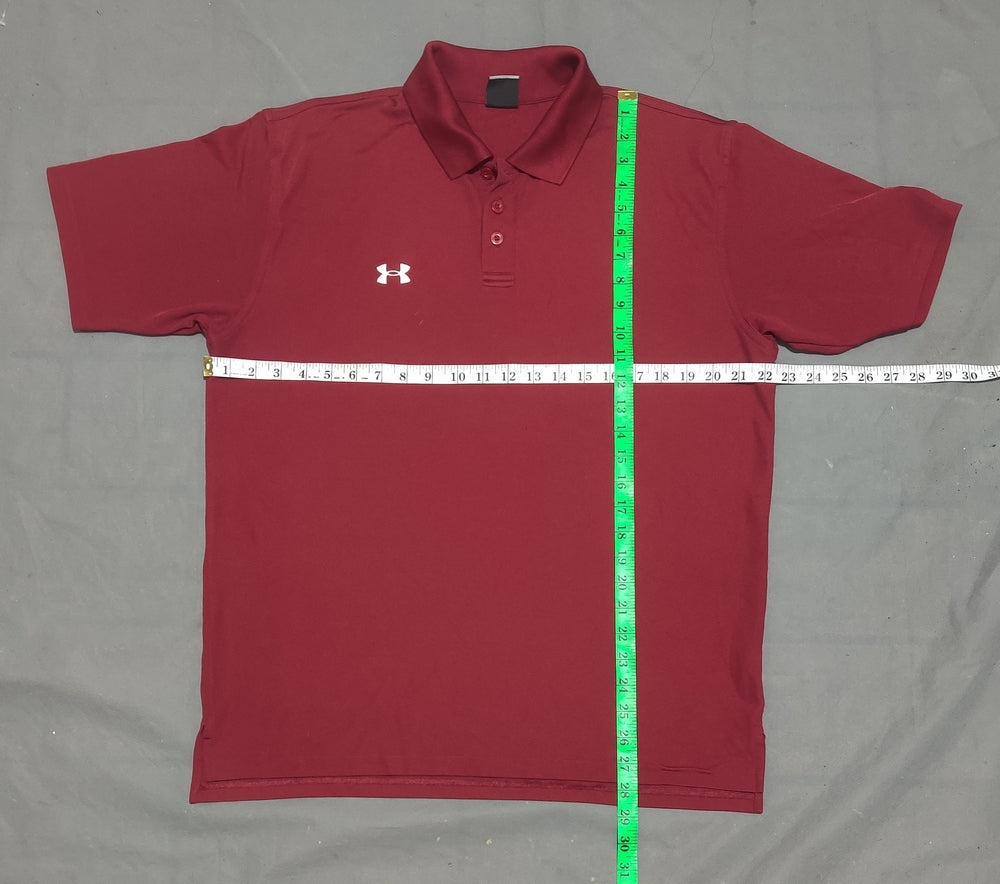 Under Armnour Men Sport Maroon Polo T Shirt – Preloved Labels (view 4)