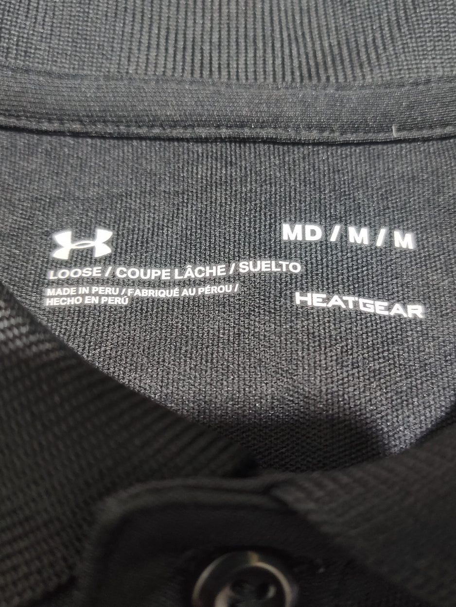 Under Armour Men Sport Purple Polo T Shirt