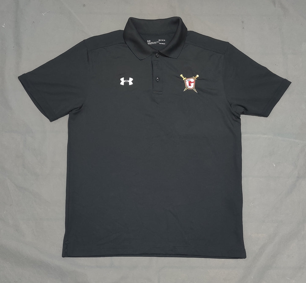 Under Armour Men Sport Black Polo T Shirt