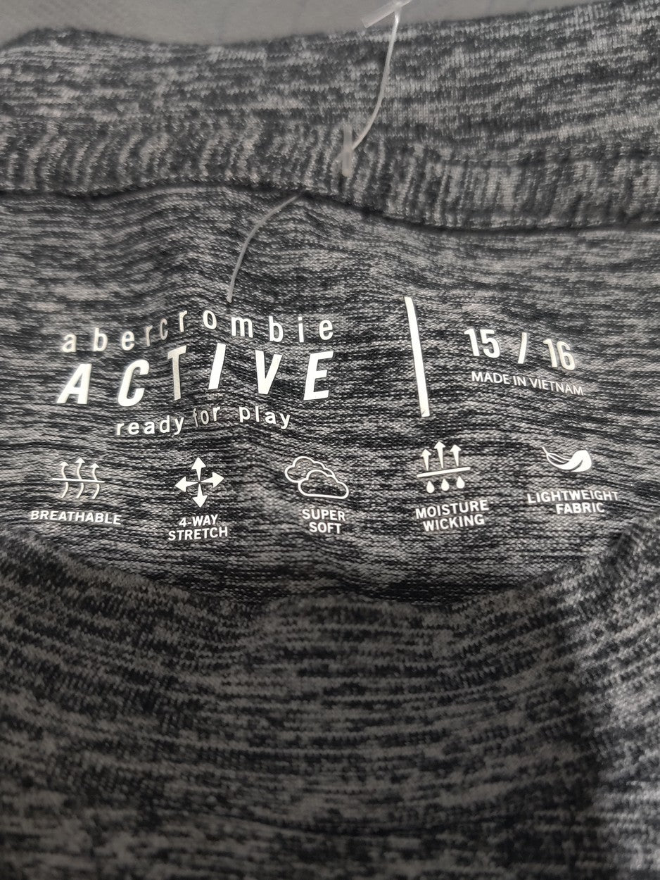 Abercrombie & Fitch Women Sport Gray T Shirt