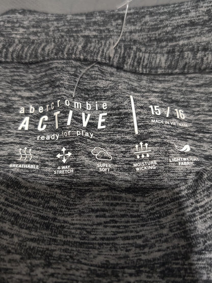Abercrombie & Fitch Women Sport Gray T Shirt
