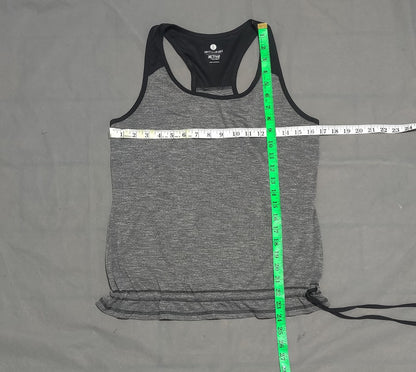 Old Navy Women Sport Gray Vest T Shirt