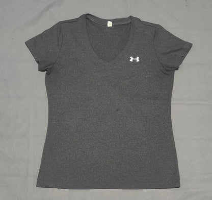 Under Armour Women Sport Gray T Shirt – Preloved Labels (view 2)