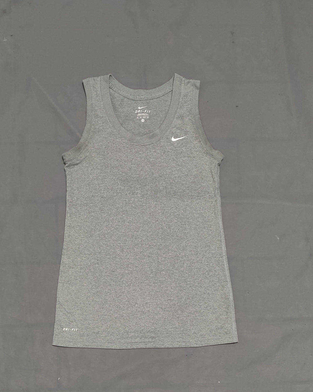 Nike Dri Fit Women Sport Gray T Shirt