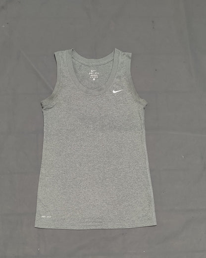 Nike Dri Fit Women Sport Gray T Shirt