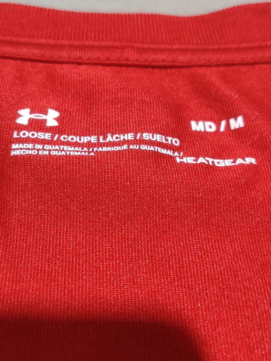 Under Armour Women Sport Maroon T Shirt – Preloved Labels (view 3)