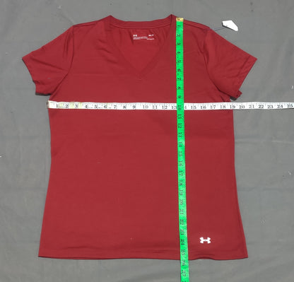 Under Armour Women Sport Maroon T Shirt – Preloved Labels (view 4)
