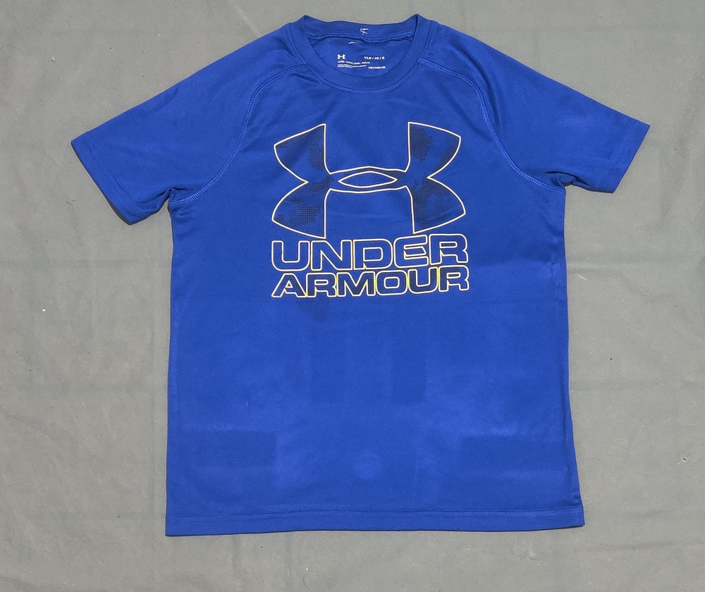 Under Armour Women Sport Blue T Shirt – Preloved Labels (view 2)
