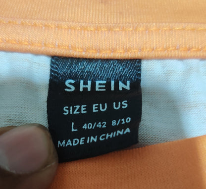 SHEIN Women Sport Orange T Shirt – Preloved Labels (view 3)