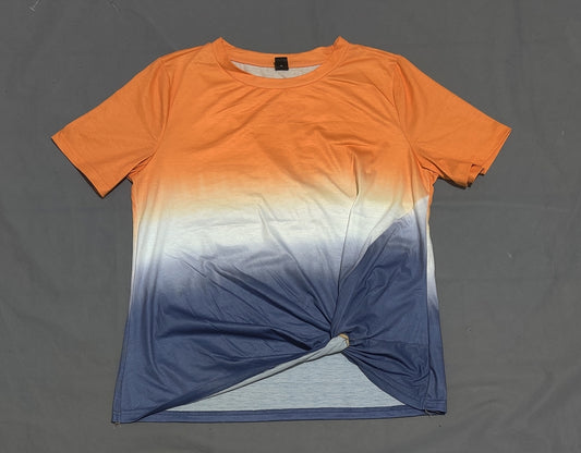 SHEIN Women Sport Orange T Shirt