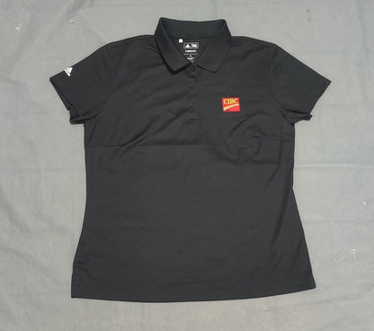 Adidas Women Sport Black Polo T Shirt – Preloved Labels (view 2)