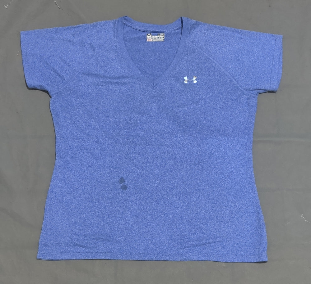Under Armour Women Sport Blue T Shirt – Preloved Labels (view 2)