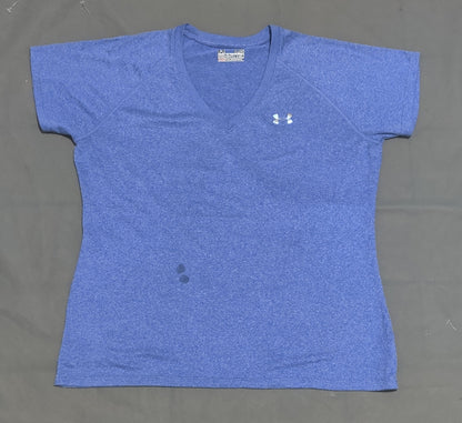 Under Armour Women Sport Blue T Shirt – Preloved Labels (view 2)