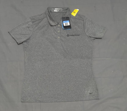 Nike Golf Women Sport Gray Polo T Shirt