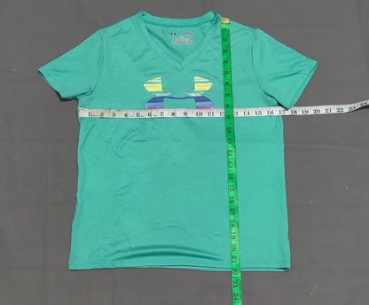 Under Armour Women Sport Blue T Shirt – Preloved Labels (view 4)