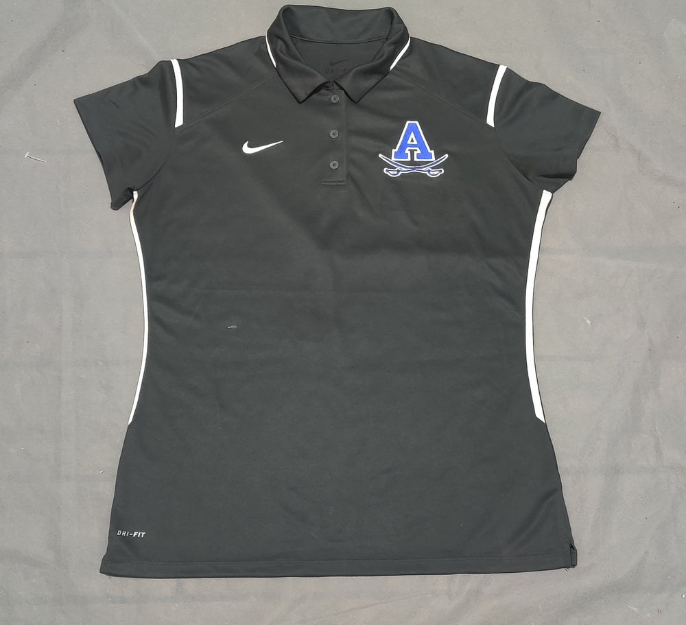 Nike Dri Fit Women Sport Gray Polo T Shirt – Preloved Labels (view 2)