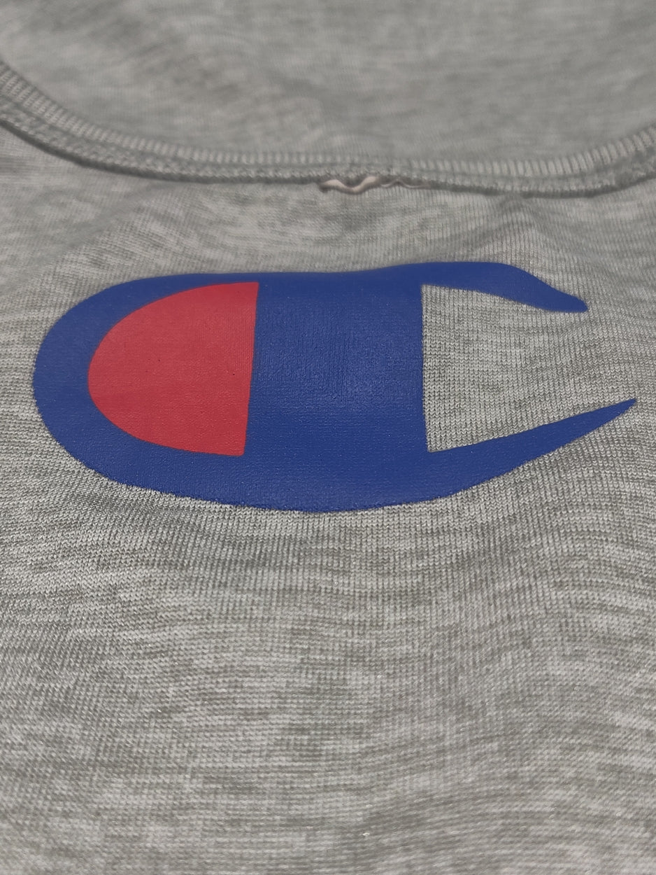 Champion Women Sport Gray Vest T Shirt