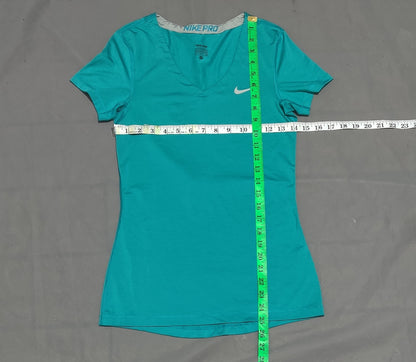 Nike Pro Women Sport Blue T Shirt – Preloved Labels (view 4)