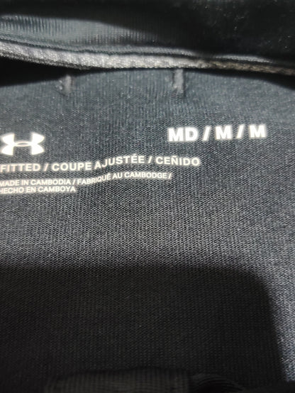Under Armour Women Sport Black Polo T Shirt