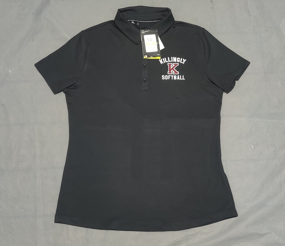 Under Armour Women Sport Black Polo T Shirt