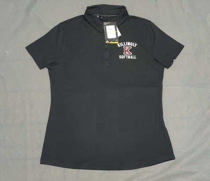 Under Armour Women Sport Black Polo T Shirt