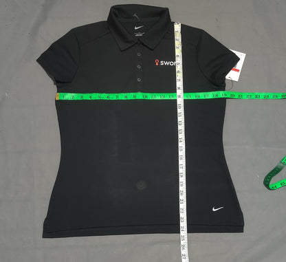 Nike Women Sport Black Polo T Shirt – Preloved Labels (view 4)