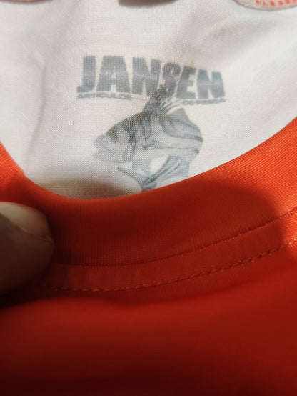 Jansen Women Sport Orange T Shirt
