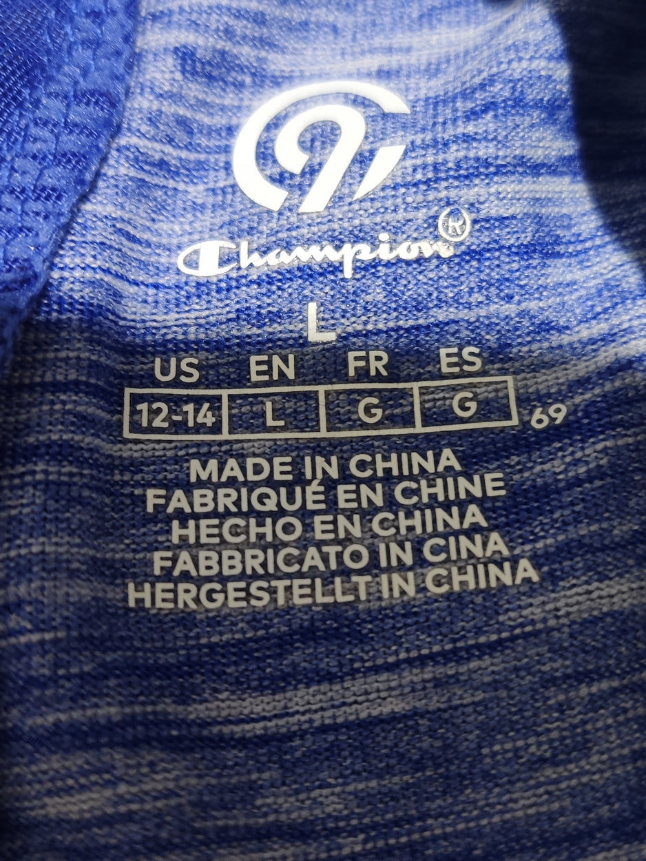 Champion Women Sport Blue T Shirt