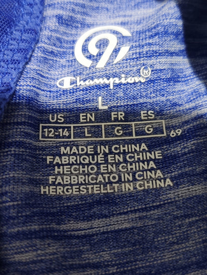 Champion Women Sport Blue T Shirt