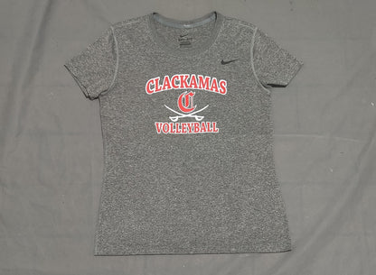 Nike Dri Fit Women Sport Gray T Shirt