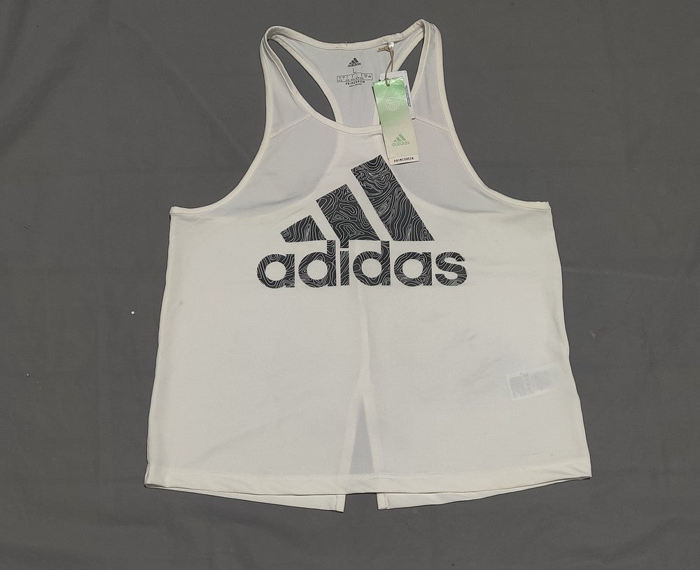 Adidas Women Sport White Vest T Shirt – Preloved Labels (view 2)
