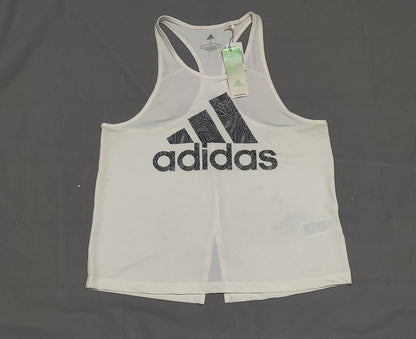 Adidas Women Sport White Vest T Shirt – Preloved Labels (view 2)
