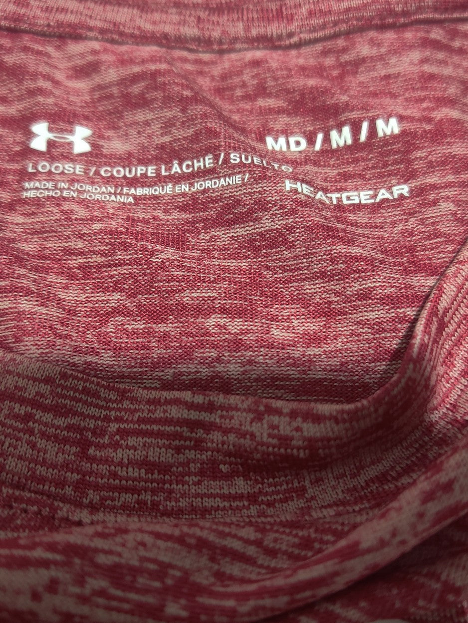 Under Armour Women Sport Red T Shirt – Preloved Labels (view 3)