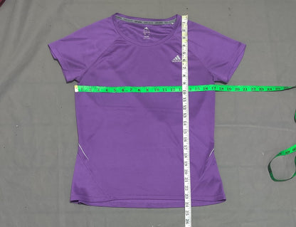 Adidas Women Sport Purple T Shirt – Preloved Labels (view 4)