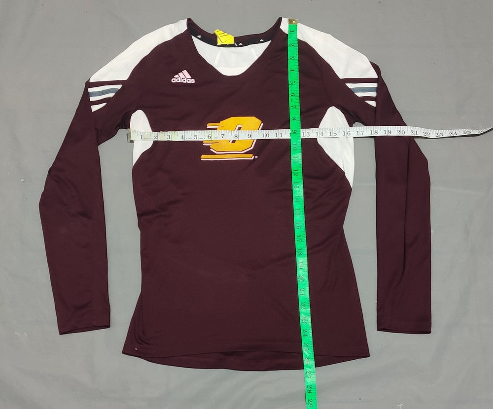 Adidas Women Sport Maroon T Shirt – Preloved Labels (view 4)