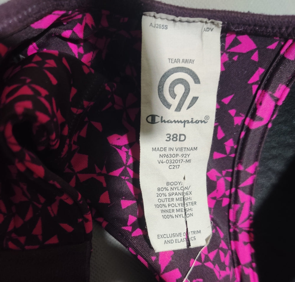 Champion Women Pink Sport Bra – Preloved Labels (view 3)